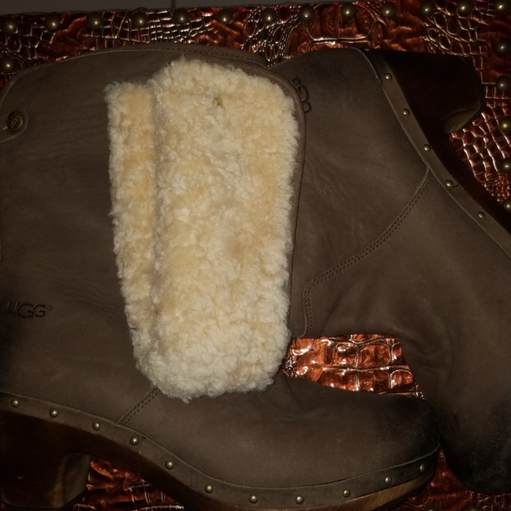 Brown UGG Clog Boots